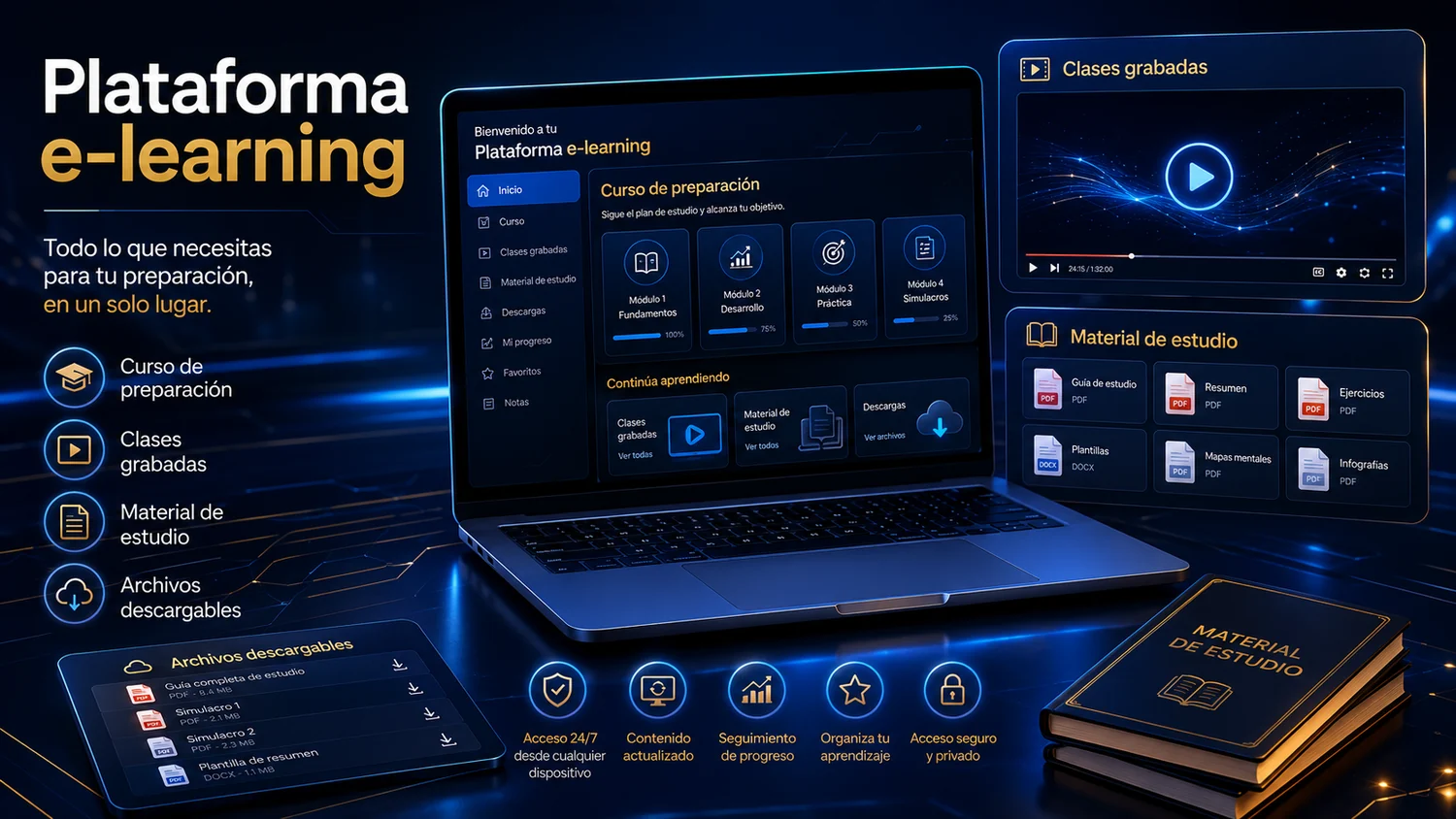 Plataforma E-Learning de Wolf Hack Academy