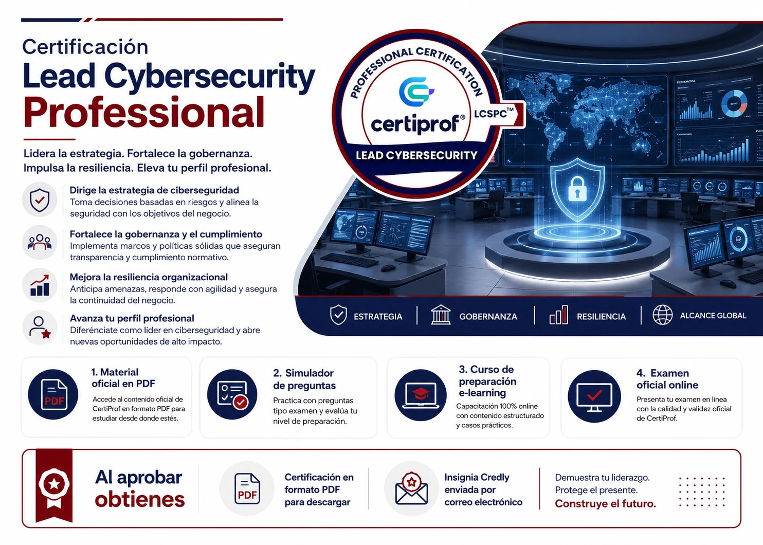 Pieza visual de Lead Cybersecurity Professional